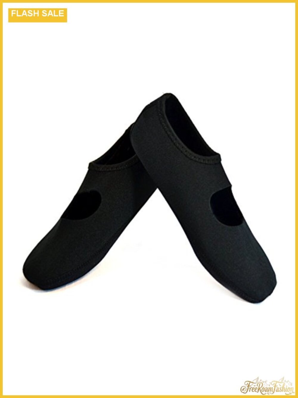 Nufoot Women's Mary Janes Foldable Flexible Flats, Travel Yoga Socks, Dance